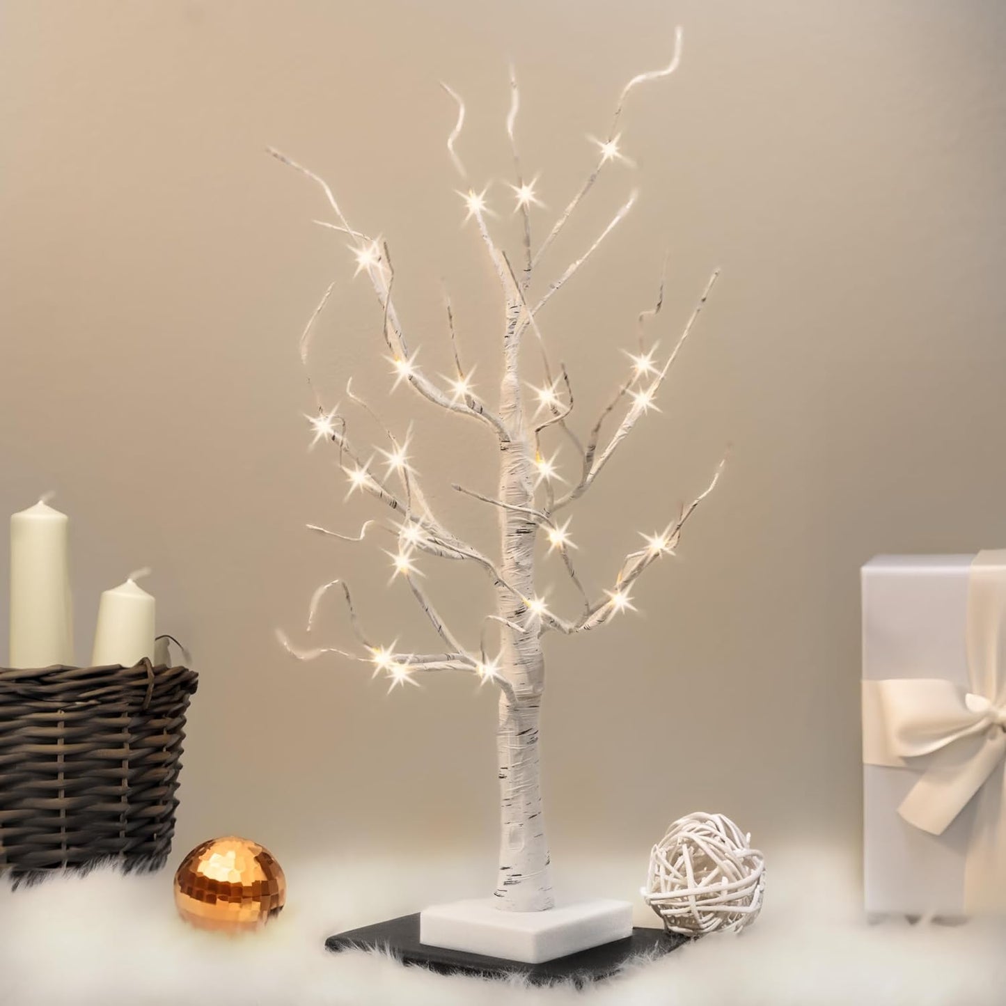 Charming Christmas Birch Tree - Alfanite Store