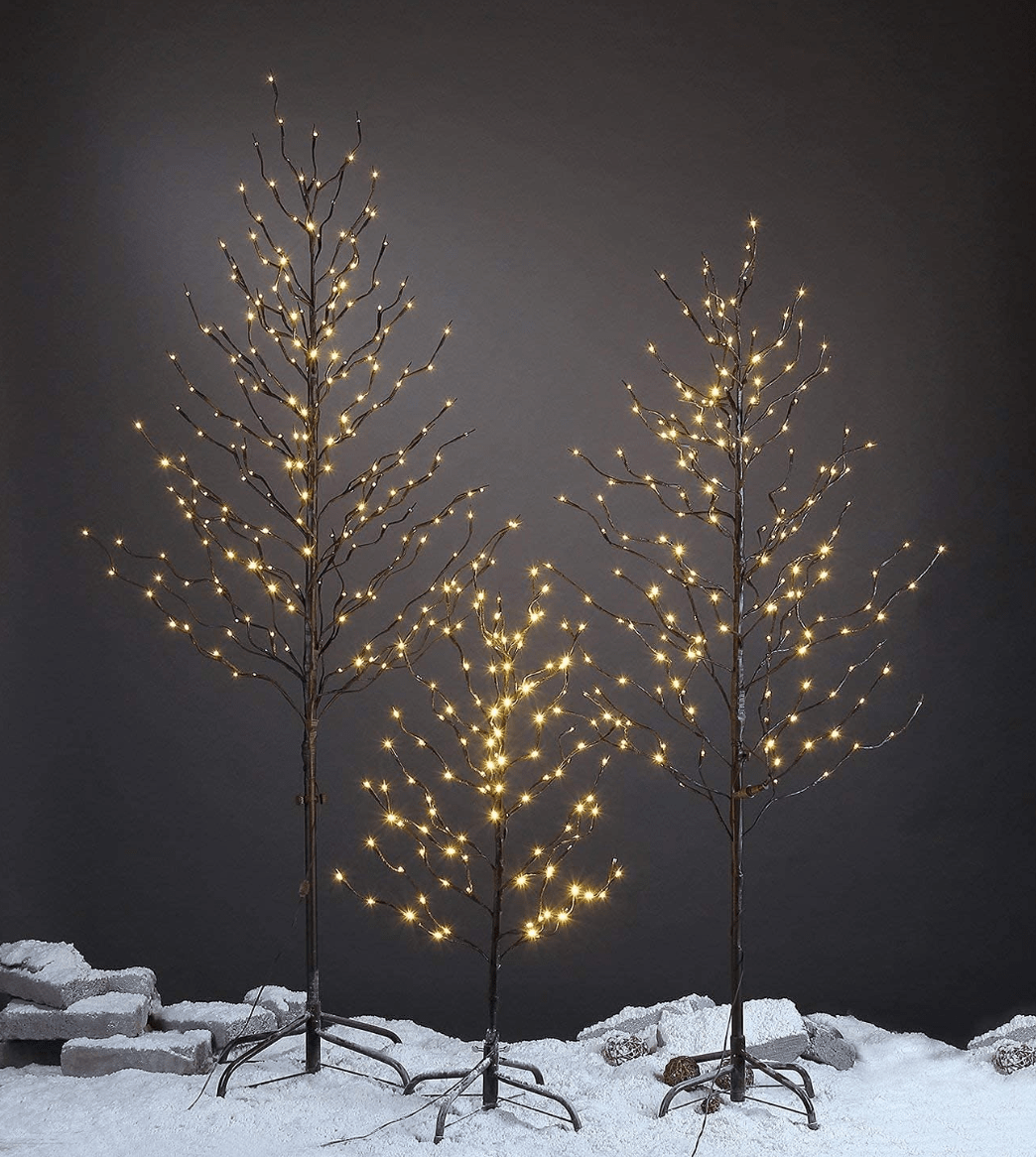 Glowing Set of 3 Star Light Trees - Alfanite Store