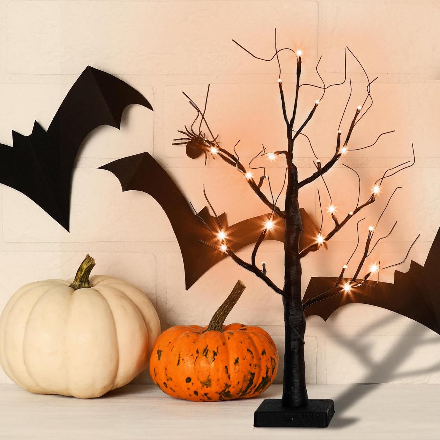 Spooky Halloween Tree - Orange - Alfanite Store