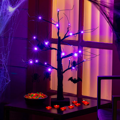 Spooky Halloween Tree Set - Purple - Alfanite Store