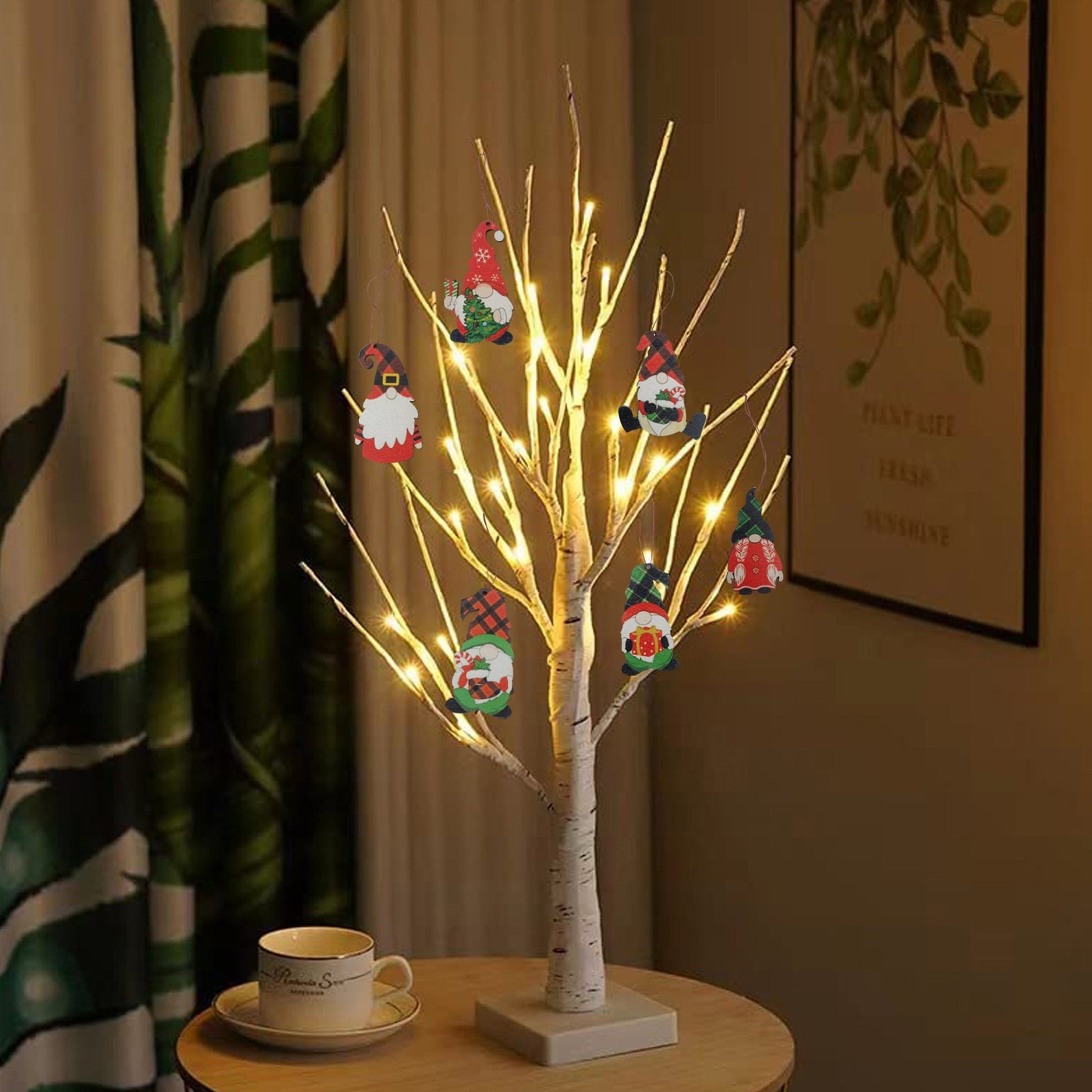 Whimsical Christmas Birch Tree - Alfanite Store